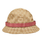Gucci GG Canvas Bucket Hat Beige Pink — view 3