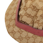 Gucci GG Canvas Bucket Hat Beige Pink — view 6