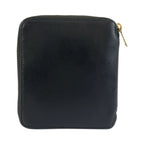Saint Laurent Paris YSL Tiny Black Gold Leather Fold Wallet — view 2