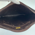 Fendi Vintage Zucca Brown Canvas Clutch — view 8