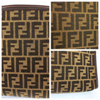 Fendi Vintage Zucca Brown Canvas Clutch — view 6