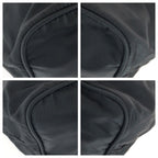 Prada Tessuto Black Silver Nylon Shoulder — view 3