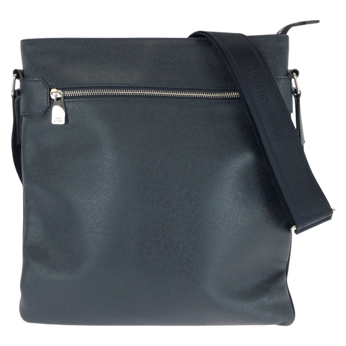 Louis Vuitton Taiga Sasha Navy Silver Leather Shoulder