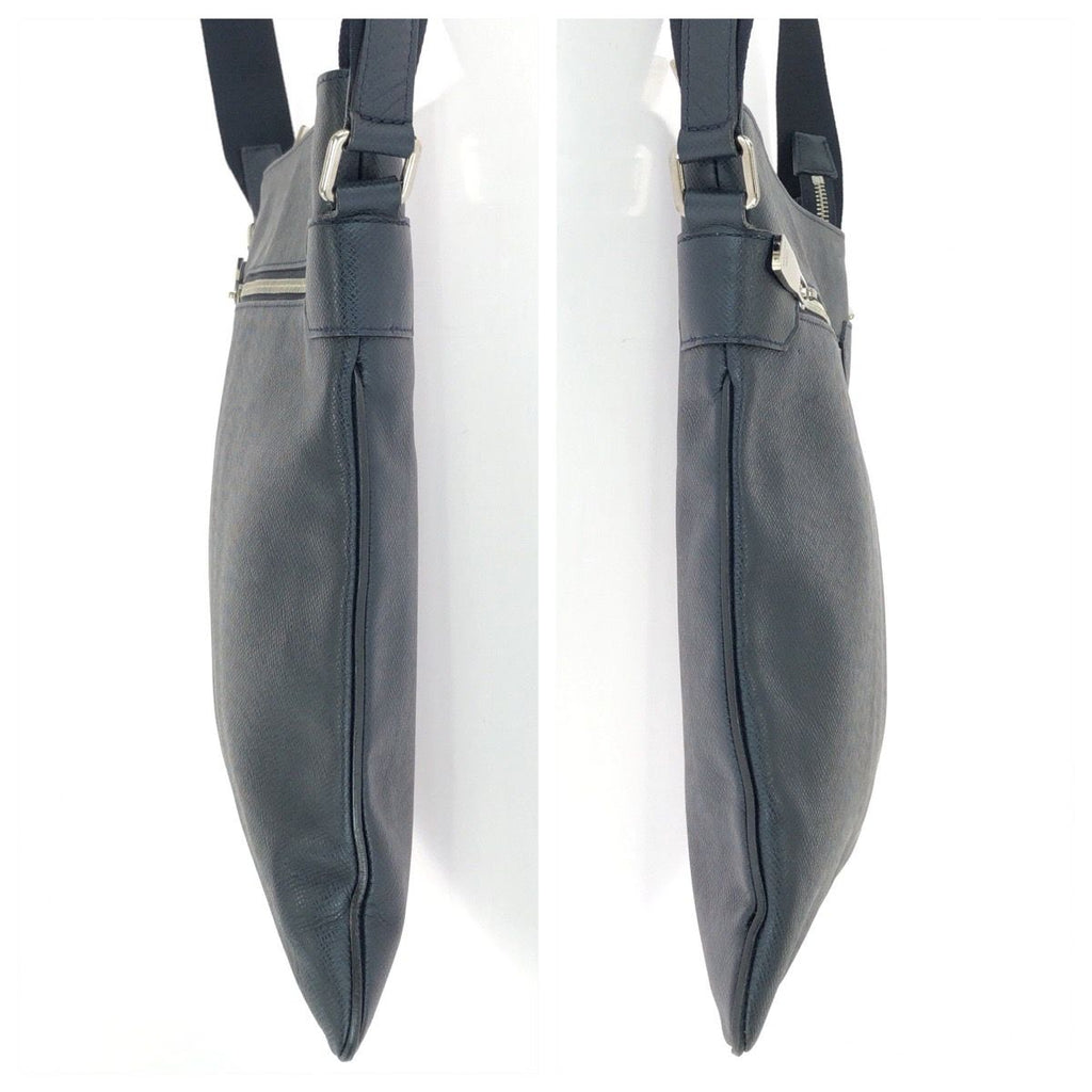 Louis Vuitton Taiga Sasha Navy Silver Leather Shoulder — view 8