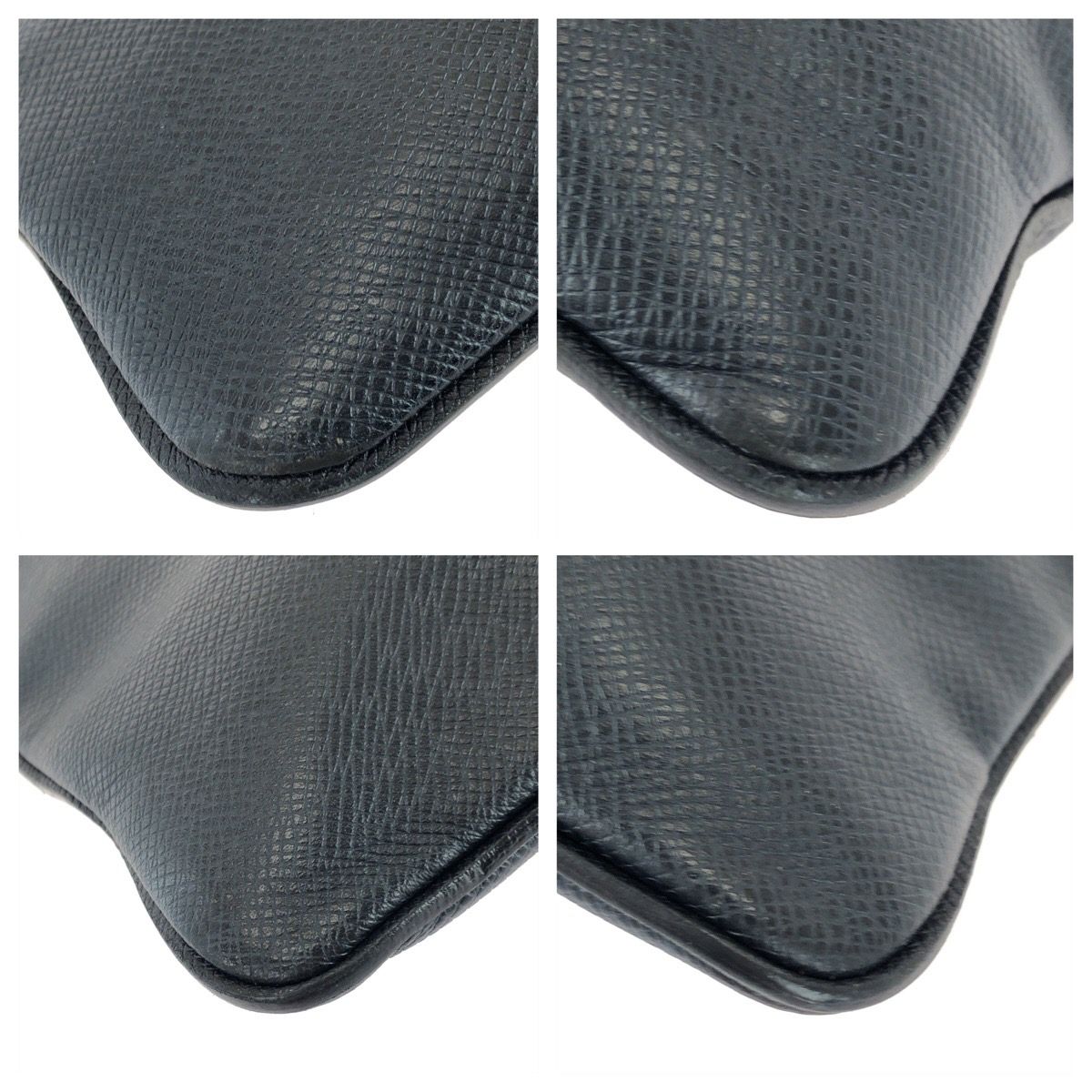 Louis Vuitton Taiga Sasha Navy Silver Leather Shoulder — view 3