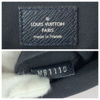 Louis Vuitton Taiga Sasha Navy Silver Leather Shoulder — view 4