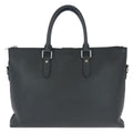 Louis Vuitton Taiga Anton Black Silver Leather Business Briefcase