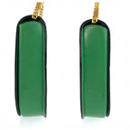 Celine Vintage Star Ball Cutout Green Shoulder Bag Pochette — view 7