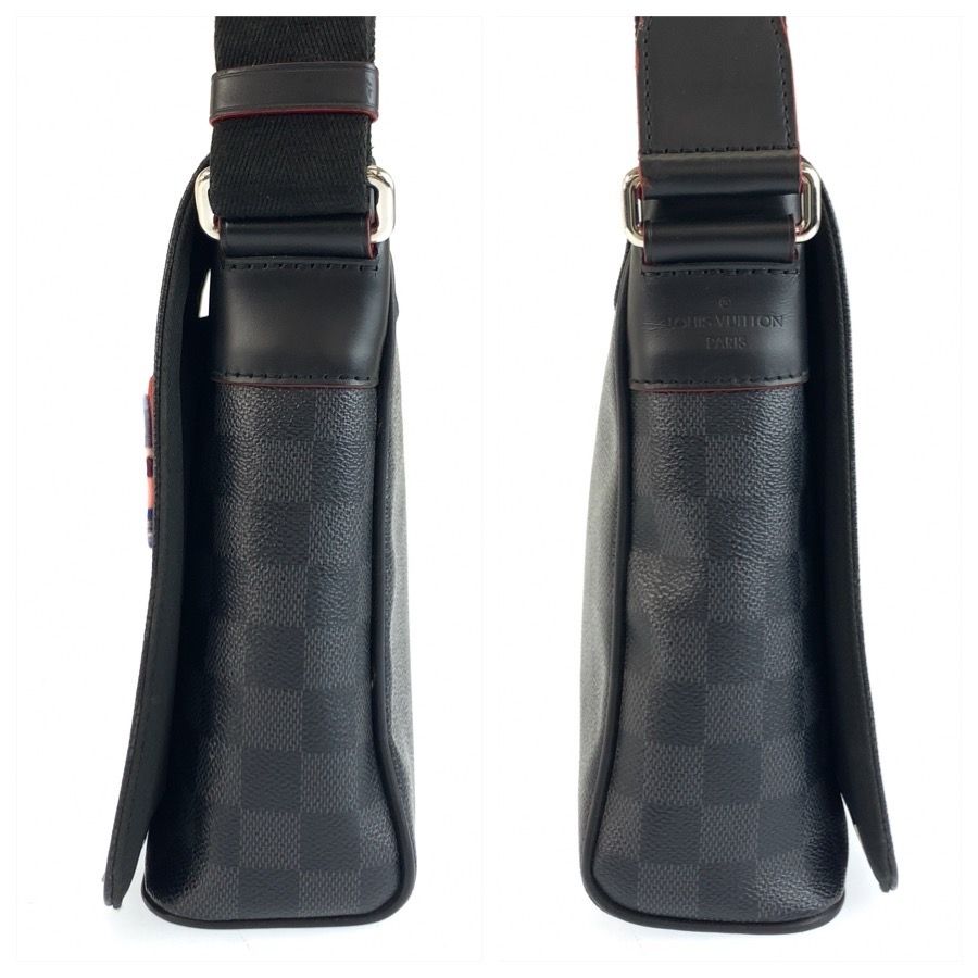 Louis Vuitton Damier Graphite District PM Shoulder — view 7