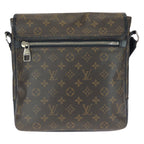 Louis Vuitton Monogram Macassar Bus MM Brown Dark Silver Shoulder — view 2