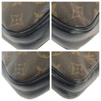 Louis Vuitton Monogram Macassar Bus MM Brown Dark Silver Shoulder — view 3