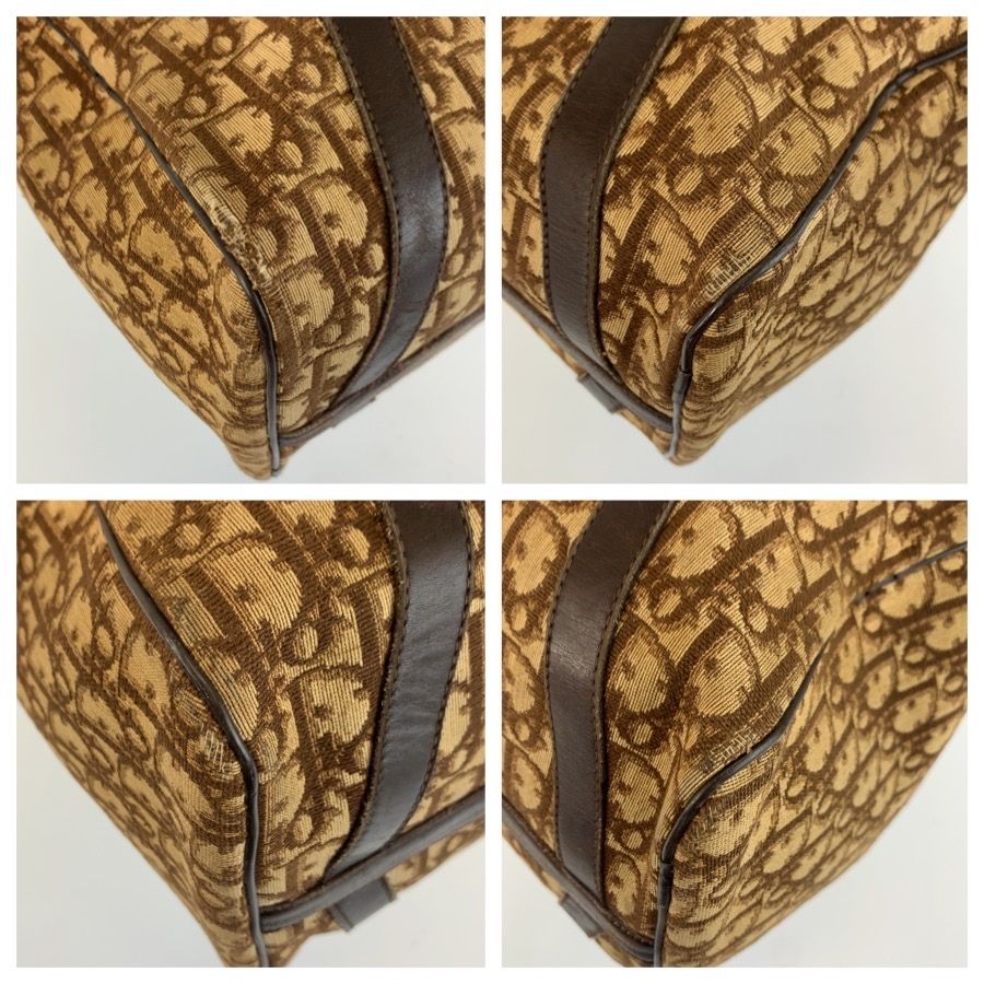 Dior Vintage Trotter Brown Beige Boston — view 3