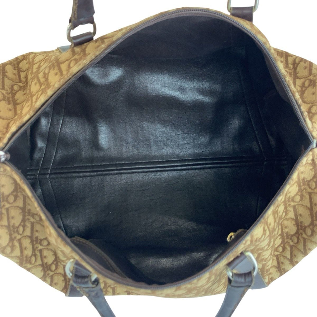 Dior Vintage Trotter Brown Beige Boston — view 8