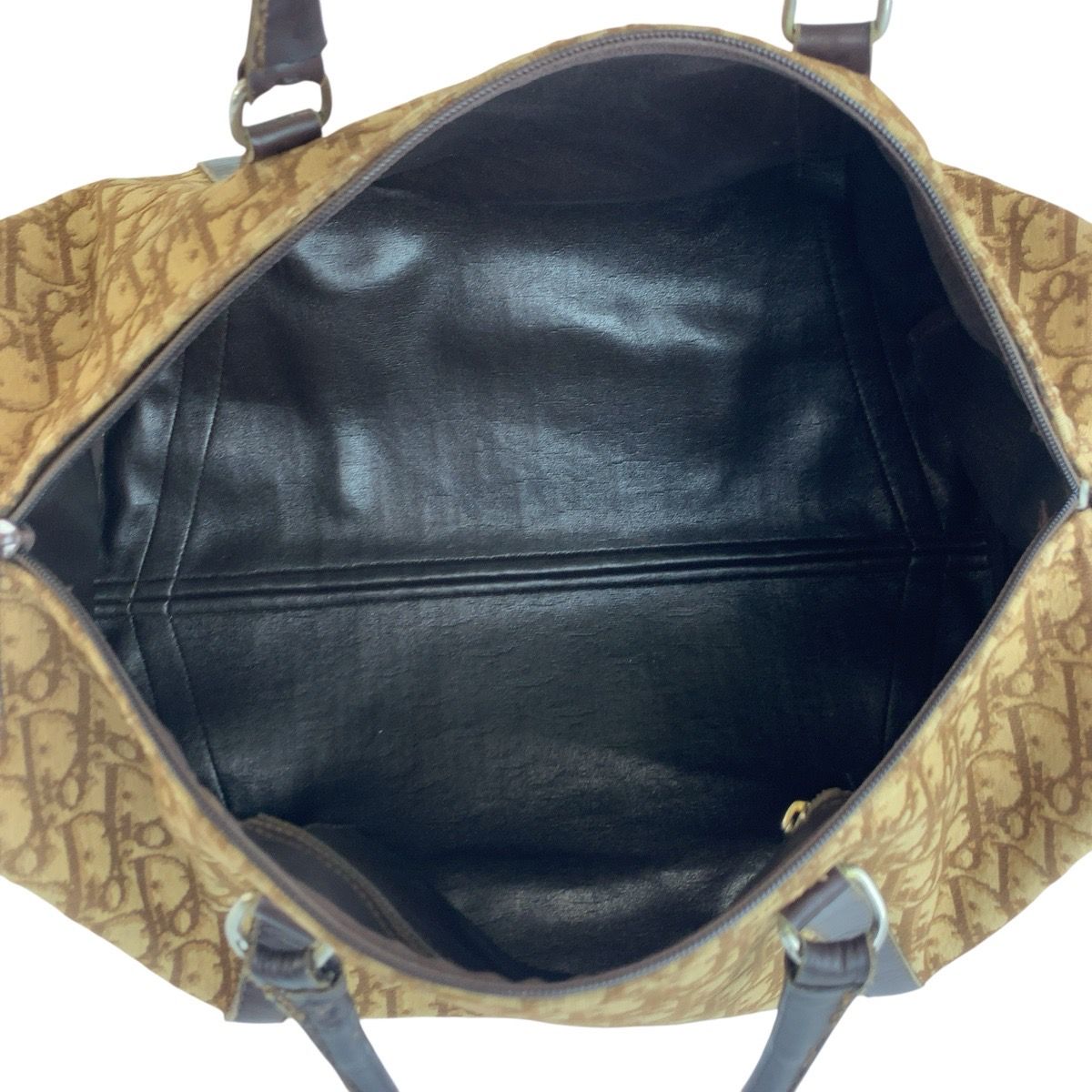 Dior Vintage Trotter Brown Beige Boston — view 8