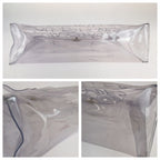 Hermes Vinyl Kelly Clear Gold Handbag — view 7