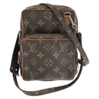 Louis Vuitton Monogram Mini Amazon Brown Silver Shoulder Bag Pochette