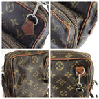 Louis Vuitton Monogram Mini Amazon Brown Silver Shoulder Bag Pochette — view 5