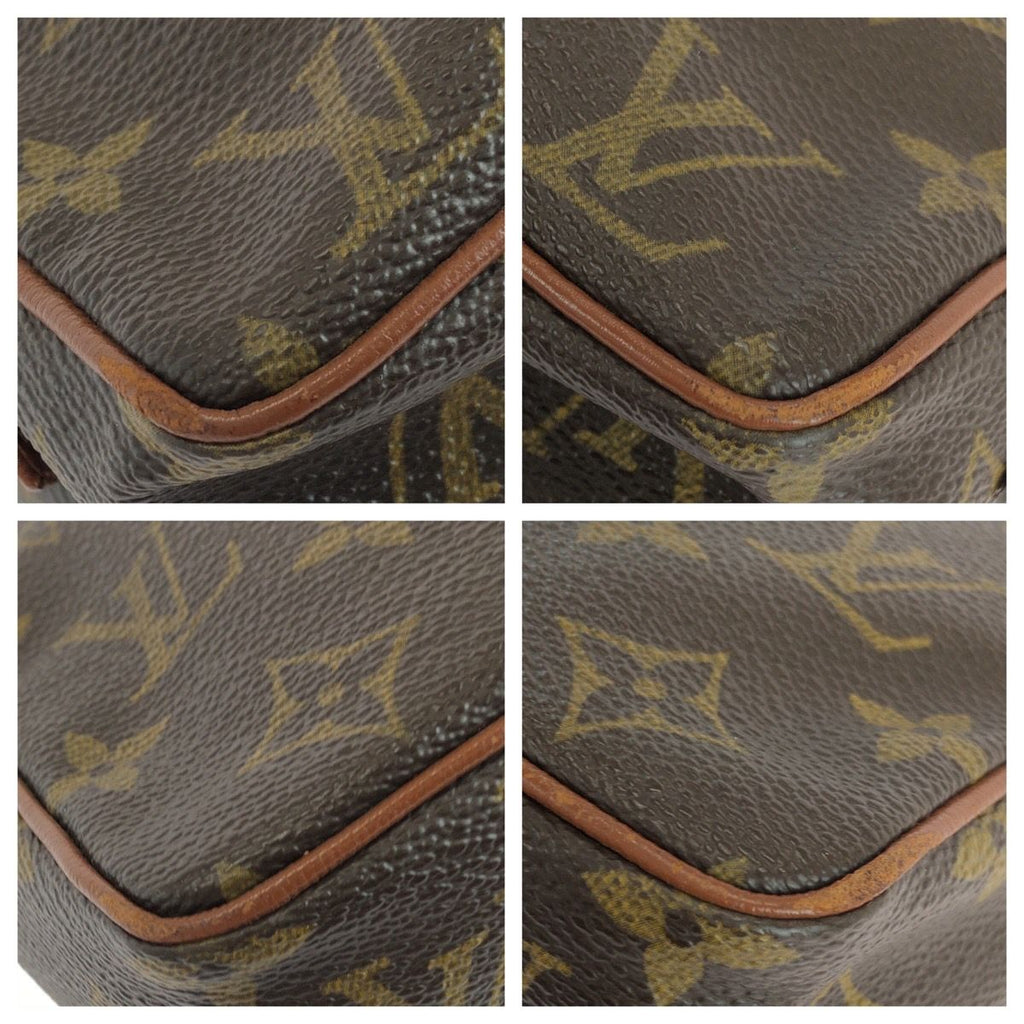 Louis Vuitton Monogram Mini Amazon Brown Silver Shoulder Bag Pochette — view 3