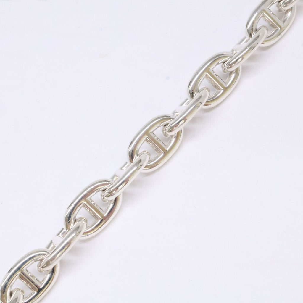 Hermes Polished 925 Sterling Silver Chaine D'ancre MM 16 Links Bracelet — view 4