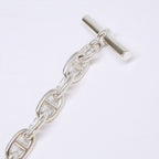 Hermes Polished 925 Sterling Silver Chaine D'ancre MM 16 Links Bracelet — view 5