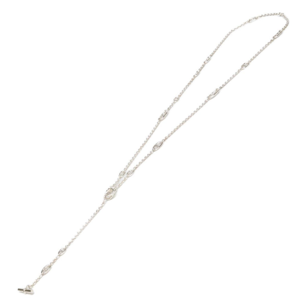 Hermes 925 Sterling Silver Chaine D'ancre Farandole Necklace