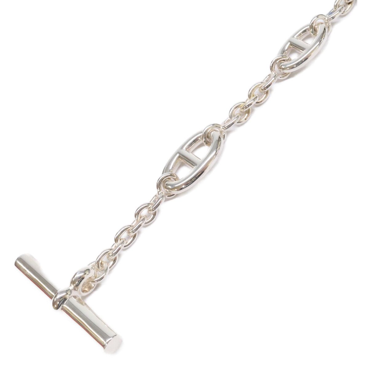 Hermes 925 Sterling Silver Chaine D'ancre Farandole Necklace — view 2