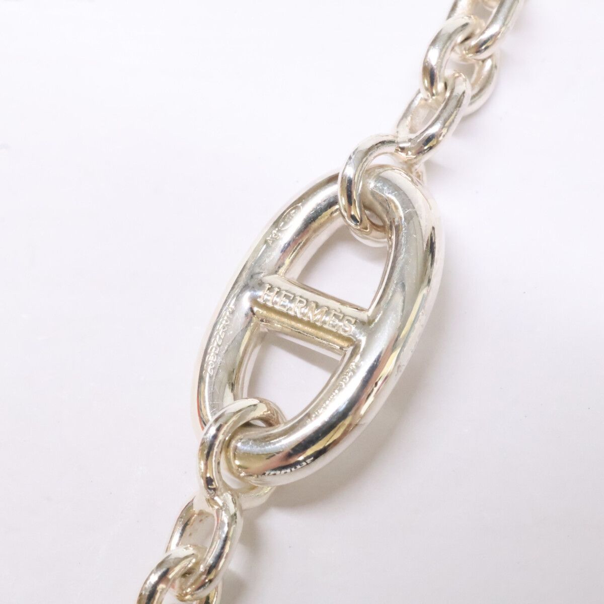 Hermes 925 Sterling Silver Chaine D'ancre Farandole Necklace — view 6