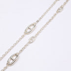 Hermes 925 Sterling Silver Chaine D'ancre Farandole Necklace — view 4