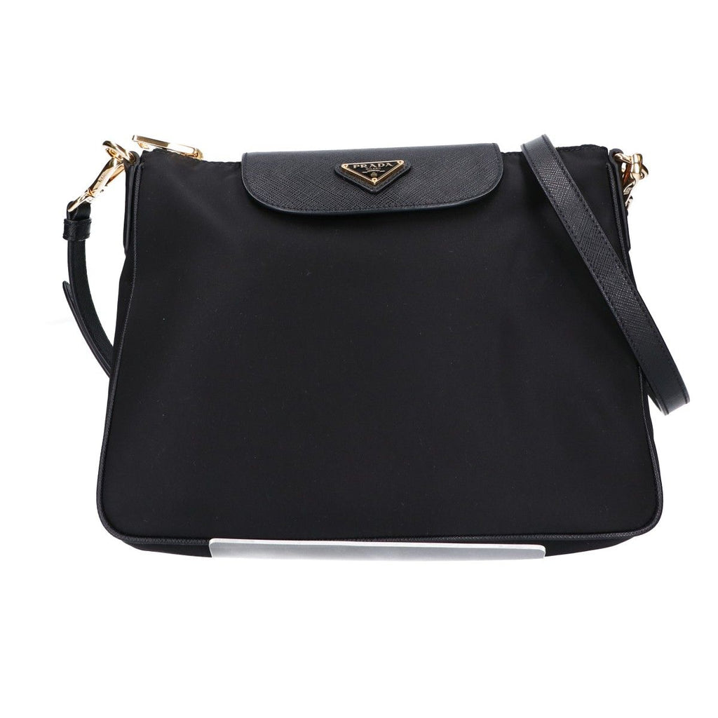 Prada Like 1 Triangle Logo Tessuto Nylon Saffiano Shoulder