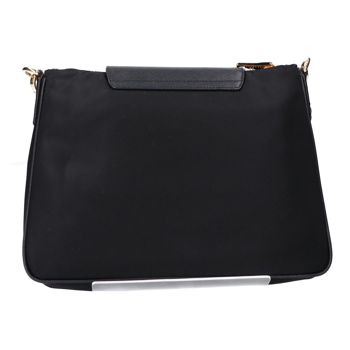 Prada Like 1 Triangle Logo Tessuto Nylon Saffiano Shoulder — view 3