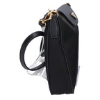 Prada Like 1 Triangle Logo Tessuto Nylon Saffiano Shoulder — view 2