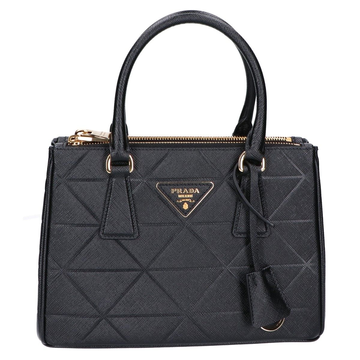 Prada Galileo le Triangle Logo Saffiano 2-Way Shoulder