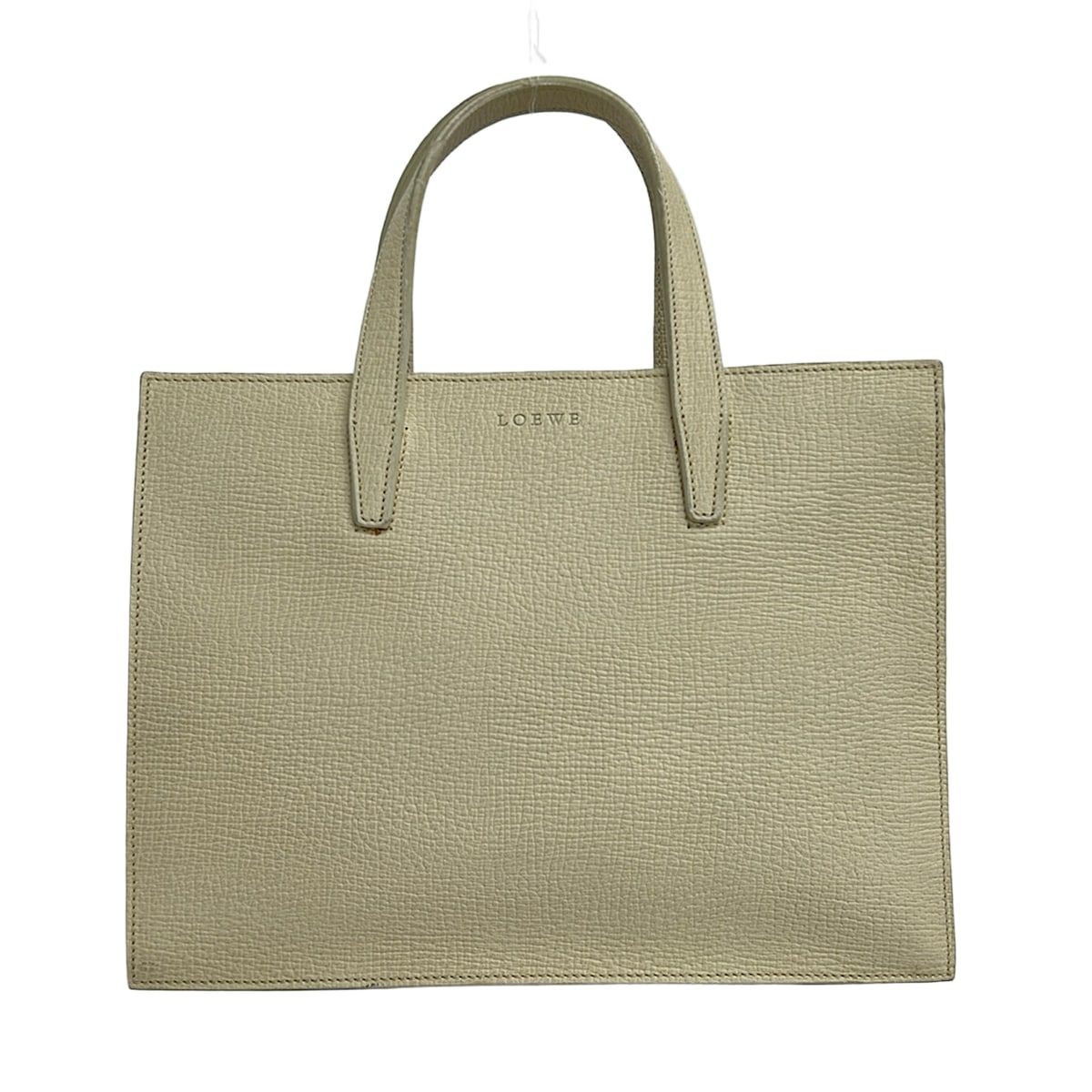 Loewe Tote Ivory Leather