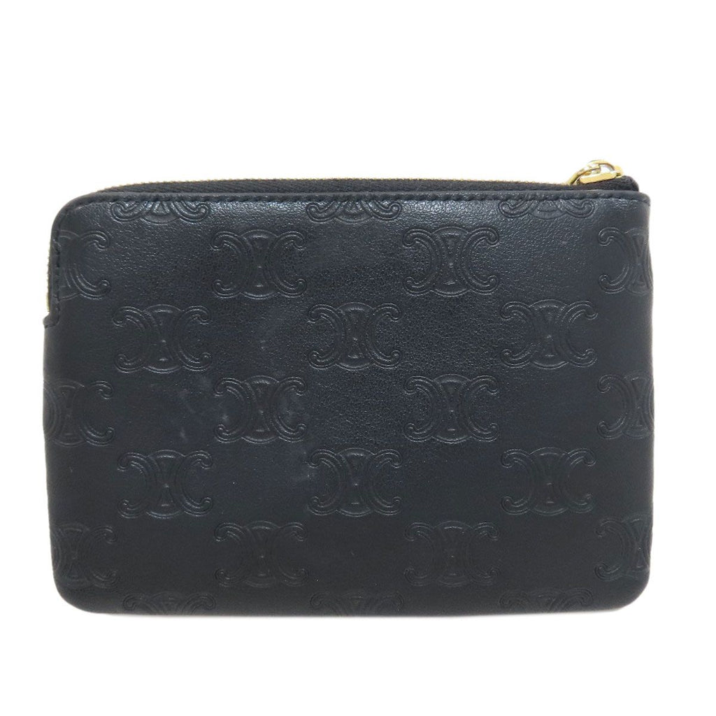 Celine Triomphe Coin Case Leather — view 2