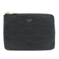 Celine Triomphe Coin Case Leather