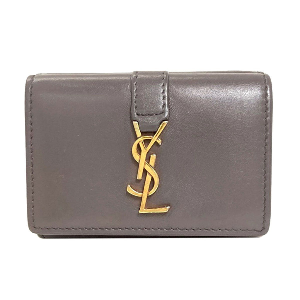 Saint Laurent Cassandra Compact Wallet Trifold Calfskin