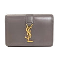 Saint Laurent Cassandra Compact Wallet Trifold Calfskin