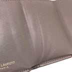 Saint Laurent Cassandra Compact Wallet Trifold Calfskin — view 8