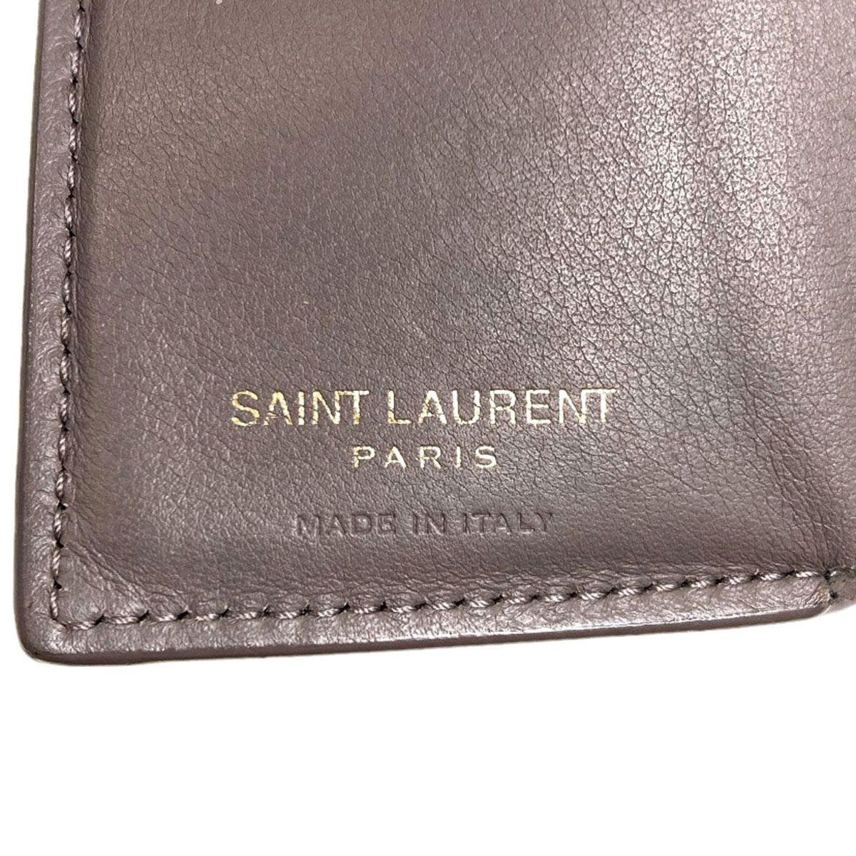 Saint Laurent Cassandra Compact Wallet Trifold Calfskin — view 7