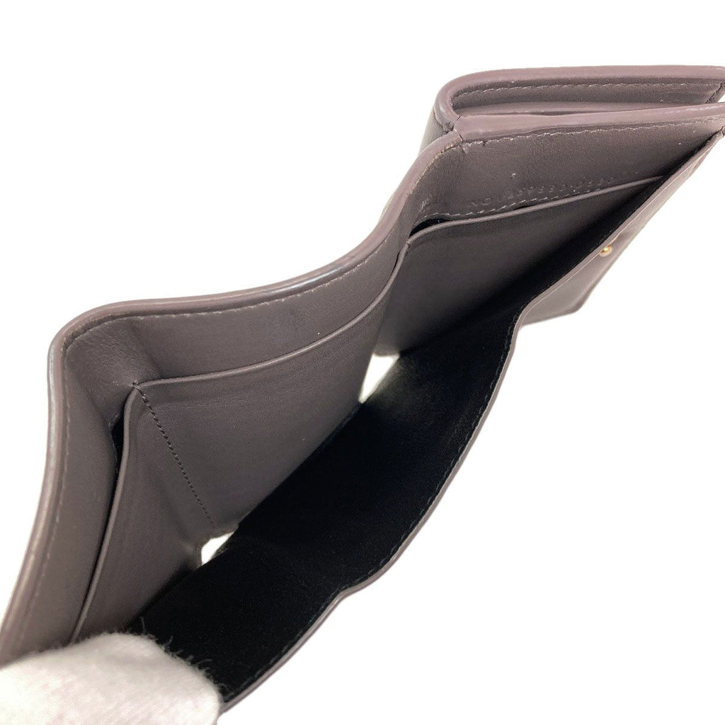 Saint Laurent Cassandra Compact Wallet Trifold Calfskin — view 5