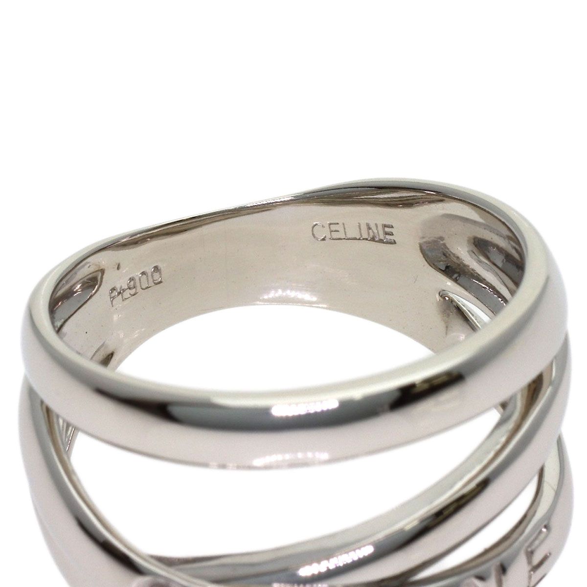 Celine Logo Motif Ring — view 5