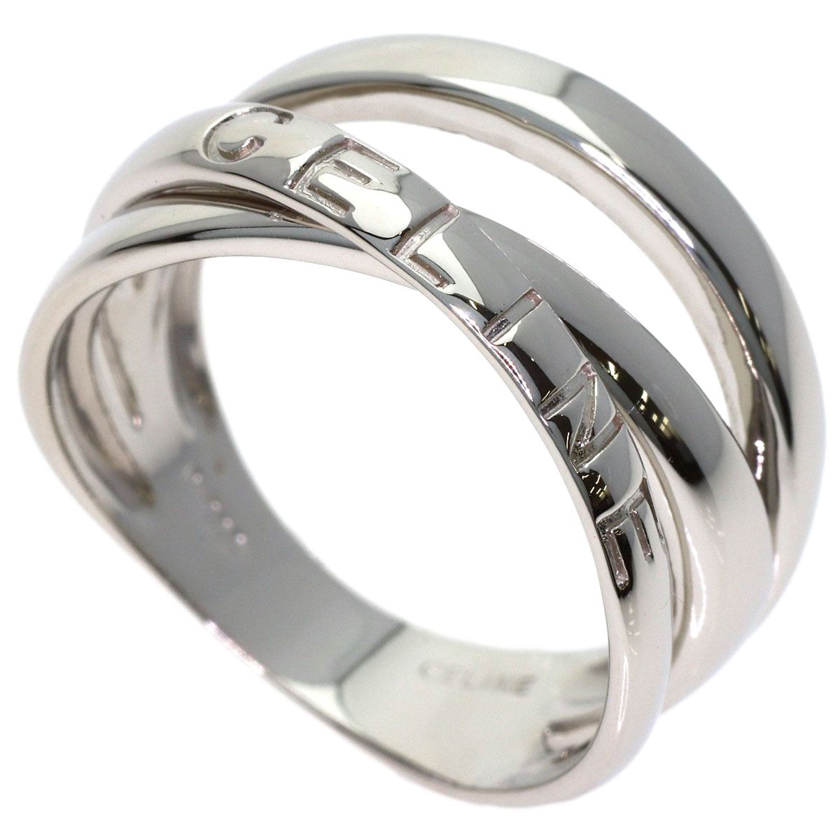 Celine Logo Motif Ring