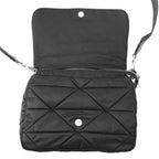 Prada Shoulder Bag Padded Triangle Logo Nylon Black — view 5