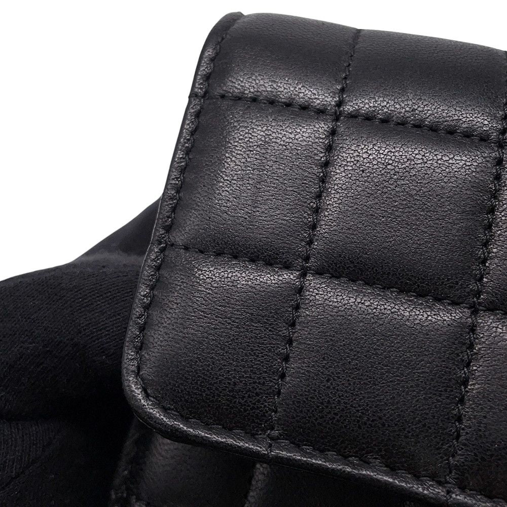 Saint Laurent Paris Chain Wallet le Maillon Lambskin Black Shoulder — view 8