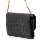 Saint Laurent Paris Chain Wallet le Maillon Lambskin Black Shoulder — view 2