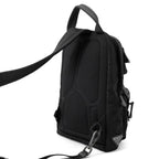 Prada Shoulder Backpack Nylon Belt Bag Black — view 3