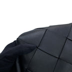 Bottega Veneta Shoulder Bag Maxi Intrecciato Mini Cassette Lambskin Black — view 6