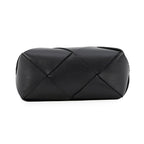 Bottega Veneta Shoulder Bag Maxi Intrecciato Mini Cassette Lambskin Black — view 3