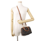Celine Triomphe Small Boston Leather 2-Way Shoulder — view 4
