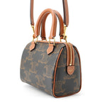 Celine Triomphe Small Boston Leather 2-Way Shoulder — view 2
